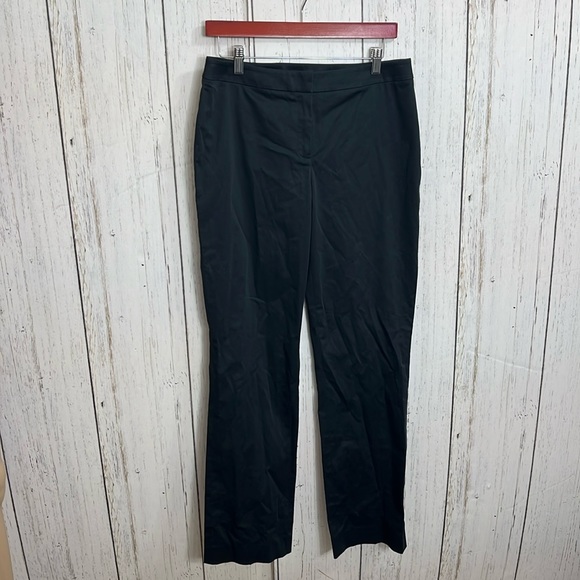 NWT Lafayette 148 Black Chino Pants Slacks